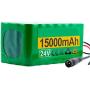 Wnicek E-Bike Battery 24V 15Ah 25.2V E-Bike Lithium-ion Battery 6S5P for Mountain Bike Road Bike Electric Tools Model Airplanes with Charger for 250W 350W 450W 500W Motor