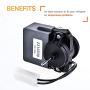 Canamax Premium 2315539 Refrigerator Evaporator Fan Motor - Compatible with Whirlpool & Amana Refrigerators - Replaces AP6007247, 2219689, 2225625, 2315539, W10438708, WP2315539VP