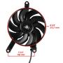 Caltric Compatible with Radiator Cooling Fan Motor Suzuki LT-A750X King Quad 750 LTA750X 4x4 2008-2013