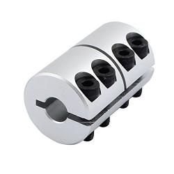uxcell 8mm to 8mm Shaft Coupling 40mm Length 25mm Diameter Coupler Aluminum Alloy Joint Motor for 3D Printer CNC Machine DIY Encoder