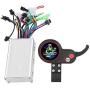Yosoo Health Gear Electric Bike Controller, Motor Controller, Motor Brushless Controller, 36V 48V 250W 350W Electric Scooter Controller with Shifter Display for Electric Bike Scooter