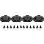 BTG 4PCS Upgrade Motor Cover Cap Compatible with DJI Mavic Mini 2 Drone- Dustproof, Waterproof, Scratchproof (Mini 2 Motor Cap Black)