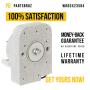 WR60X31522 WR60X23584 Evaporator Fan Motor by PartsBroz - Compatible GE Hotpoint Refrigerator Parts - Replaces AP6977246 WR60X28783 WR60X10141 WR60X10346 - Upgraded Assembly with Wire Harness