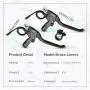Electric Bike Brake Lever 3 pin Female Waterproof Head Cut Off Power Sensor Compatible with BBS Series Mid-Motor BBS01 BBS02B BBSHD Ebike Kit Parts