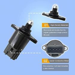 HiSport Throttle Position Sensor + Idle Air Control Valve Compatible with Jeep Wrangler Pickup, Iac Valve AC176, 2H1094, 4874373, 04874373, 4874373AB, TPS 5019411AB TH415 5019411AA