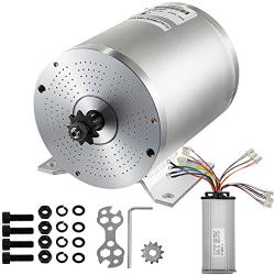 BestEquip Brushless Motor Kit,2000W 48V 42A 4300RPM High Speed Electric Scooter Motor,with Mounting Bracket,Speed Controller Bicycle Motorcycle Mid Drive Motor