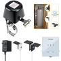 Water Leak Detection System with Automatic Shut Off Valve, 2 Sensors and Sound Alarm, Briidea Leak Water Automatic Shutoff, Flood Stopping for Water Heaters, Laundry and More