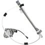 A-Premium Power Window Regulator with Motor Replacement for Jeep Liberty 2006-2007 Hole Style Rear Left Driver Side