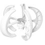 coldwind 5 Blades Lantern Wind Turbines Generator Vertical Axis Motor Kit 400w 12v 24v for Home Hybrids Street Light Use Electromagnetic-24v