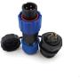 SD13 3pin Waterproof Power Connector, LED Power Cable Wire Connector Kit, IP68 Aviation Plug(Male)-Socket(Female) Connector Set (3PIN, Panel Mount)