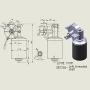 Fielect DC 12V 42RPM Reversible Worm Geared Motor High Torque Electric Gear Motor Turbine Worm Gear Box Reduction Motor, Left Shaft GW7085