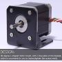 Stepper Motor Mounting Bracket, 6pcs Steel Motor Mounting Nema17 Bracket, with Mounting Screws