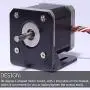 Stepper Motor Mounting Bracket, 6pcs Steel Motor Mounting Nema17 Bracket, with Mounting Screws