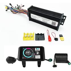 CONHIS MOTOR Ebike 36V 48V 52V 1000W-1500W 35A 3-Mode Sine Wave Motor and Speed Controller with Colorful LCD Display Electric Bicycle Brushless Controller