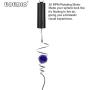 UOUDIO Wind Spinner Motor Battery Operated Gazing Ball Spiral Tail Wind Spinner Stabilizer，Stress Ball Indoor Outdoor Decoration Motor Drive Hanging Swivel Hook 11