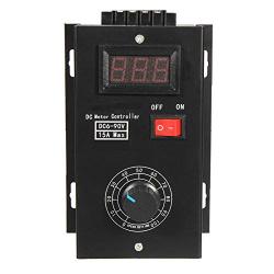 1pc DC 6-90V 15A DC Motor Controller Regulator Speed Controller PLC Governor 0.01-1000W