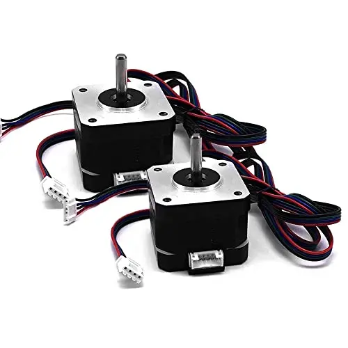 (Pack of 2pcs) NEMA17 Stepper Motor High Torque Bipolar DC Step Motor Kit by MOTOU