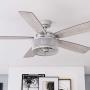 Honeywell Ceiling Fans 51460-01 Carnegie Ceiling Fan, 52, Pewter