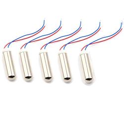 tatoko DC Coreless Motor Built-in Vibration Waterproof 1.5-3v 8000-16000RPM Motor for Electric Toothbrush 7x25mm 5PCS