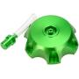 HIAORS CNC Aluminum Gas Fuel Tank Cover Cap with Breather Valve For 50cc 70cc 90cc 110cc 125cc 140cc 150cc 160cc Coolster SSR Pit Dirt Motor Bike Green