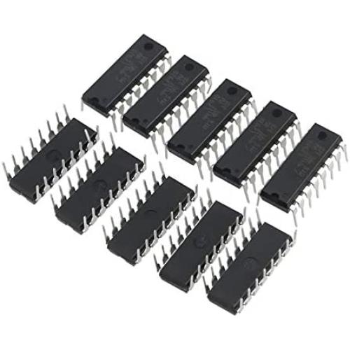 ABOOFAN 10pcs L293D Stepper Motor Drivers DIP 16-pin 600mAh Output Current IC Controllers