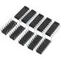 Obuyke L293D Stepper Motor Drivers, 10pcs L293D DIP 16- pin ICStepper Motor Driver Controllers Motor Accessory, Black, V2FR1272916QTVKI7DN9E3D4