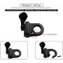 BEISGUANGS E Bike Accessories, Quick Thumb Throttle TT-009, Compatible with Right-Handed Ebike Throttle 24V/36V/48V/52V/60V/72V Universal Voltage, 3 Pin Waterproof Plug Connector