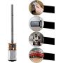 Jutagoss 1Pcs Long Axis Speed Reduction Gear Motor DC 6V 30RPM N20 with M4x100mm Lead Screw Thread Output Shaft for RC Car Robot Model DIY Engine