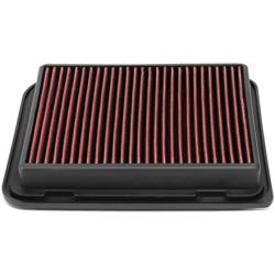 DNA Motoring AFPN-230-RD Washable Drop In Panel Air Filter Enhance Engine Performance [Compatible with 07-08 Mitsubishi Grandis / 13-17 Lancer / 14-20 Outlander / 13-20 Outlander Sport / 13-20 Rvr]