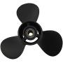 ARKDOZA 9.9x11 9.9x12 9.9x13 9.9x14 9.7x10 Aluminum Propeller for Tohatsu/Nissan Outboards with 10 Spline Tooth 25HP 30HP