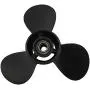 ARKDOZA 9.9x11 9.9x12 9.9x13 9.9x14 9.7x10 Aluminum Propeller for Tohatsu/Nissan Outboards with 10 Spline Tooth 25HP 30HP