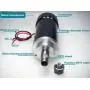 GOWE 400w DC 24V-52V motor 12000rev/min speed universal mach3 spindle /52mm holder/speed controller/power supply