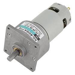 DC Gear Motor 12V, 35W Mini Metal Speed Adjustable Large Torque Motor CW/CCW(12v 30rpm)