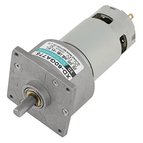Moteur DC 12V, 35W Mini Métal Vitesse Réglable Grand Couple CW/CCW (12V 30rpm) Moteur DC 12V, 35W Mini Métal Vitesse Réglable Grand Couple CW/CCW (12V 30rpm)