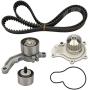 DRIVESTAR Engine Timing Belt Component Kit with Water Pump for Dodge Caravan/Stratus,for Chrysler PT Cruiser/Sebring,for Jeep Liberty/Wrangler 2.4L