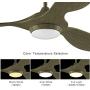 Ventilateur de plafond Reiga 52 pouces avec kit d'éclairage LED, télécommande, pales modernes, moteur réversible, 6 vitesses, interrupteur de 3 températures de couleur (vert olive vintage) Ventilateur de plafond Reiga 52 pouces avec kit d'éclairage LED, télécommande, pales modernes, moteur réversible, 6 vitesses, interrupteur de 3 températures de couleur (vert olive vintage)
