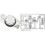 TOTOT 500PCS KSD301 DegC 40 Thermal Control Switch 250V 10A Normally Closed NC Thermostat Temperature SwitchTOTOT 500PCS KSD301 DegC 40 Thermal Control Switch 250V 10A Normally Closed NC Thermostat Temperature Switch