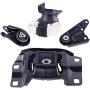 Engine Motor Mount Compatible with Fits 04-09 Mazda 3, 2.0L/2.3L(No Turbo)06-10 Mazda 5, 2.3L 4 PCS Set A4404 A4405 A4418 A5312