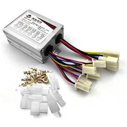 L-faster 450W Brushed Motor Controller with Corresponding Terminal Plugs Compatible with Electric Scooter Brush DC Motor MY1020