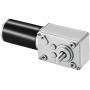 Greartisan DC 12V 30RPM 13.5Kg.cm 8mm Single Shaft Self-Locking Reversible Worm Gear Motor with Cable, High Torque Speed Reduction Motor, Turbine Electric Gearbox Motor
