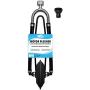 Seaworks Dual Feed Muff Style Heavy Duty Steel Boat Motor Flusher | Use for Antifreeze Winterization or Common Water Flush | 5/8 Inch Standard Garden Hose Connection (Black)