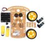 Arduino Compatible Robot Chassis:✨ Comes with Optical Wheel Encoders/Speed Sensors ✨ for Any Small DIY Robot Project. Great Platform / Chassis for Arduino, Raspberry Pi, 2WD Acrylic Chassis