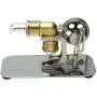 Stirling Engine Motor Stirling Engine Mini Model Puzzle Scientific Experiments Equipment High Temperature Physical Toy (Color : Gold, Size : One Size)