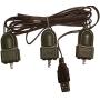 Kurt S. Adler USB Triple DC Twirl-It Motors, Black