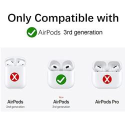 LVANLLF Cool Silicone Hiphop Duck Cartoon Animals Unique Stylish Headphone Case Compatible with Airpods 3rd 2021 Airpods 3 Headphones Funny Cover with Key Hook for boy girl Teenager Friends Best Gift