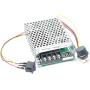 KNACRO PWM DC Motor Driver 40A DC 12V 18V 24V 36V 48V (10-50V) Forward Reverse Switch Brush Motor Inverted Module Metal Protective housing Maximum Power 2000W Digital Display