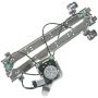 Rear Left Driver Side Power Window Regulator with Motor for Chevrolet Silverado 1500 3500 2001-2006 GMC Sierra 1500 2500 HD 3500