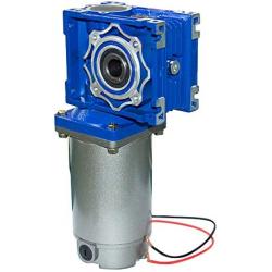 Bemonoc NMRV040 High Torque DC 12V Low Speed 22RPM Worm Gear Motor Large Power 250W with Gearbox Speed Reducer Ratio 80/1