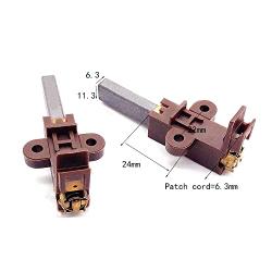 20PCS MEIMRSHLY Carbon Brush Vacuum Motor Carbon Brush Replacements for Ametek Lamb 2311480 Applicable to Suction Machine, Wall Breaking Machine, Dry and Wet Vacuum Cleaner Motor (20, CB30/60/80)