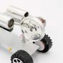 QERNTPEY Stirling Engine Mini Hot Creative Air Stirling Engine Motor Model Educational Toy Car Kits Increase Childrens Knowledge (Color : Silver, Size : One Size)